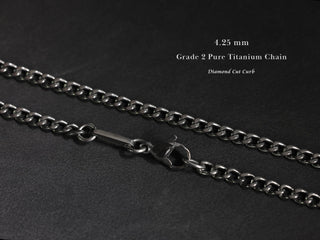TITANIUM Custom Confirmation Cross Necklace
