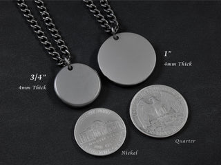 TITANIUM Custom US Marine Corps Necklace