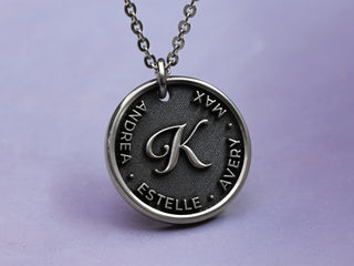 TITANIUM Women's Family Necklace