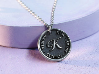 TITANIUM Women's Family Necklace