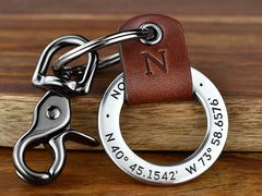 The Real Leather Keyring: Personalized and Practical – Just Christ Designs