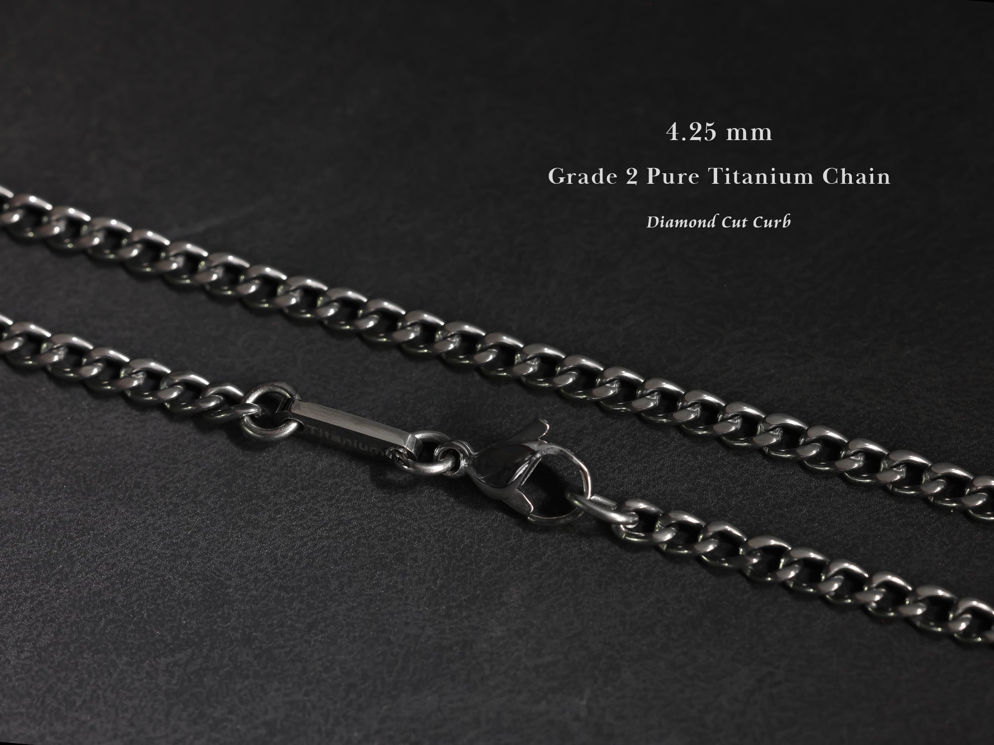 Black Anchor Pendant & Stainless Steel Box Chain Necklace | Classy Men  Collection