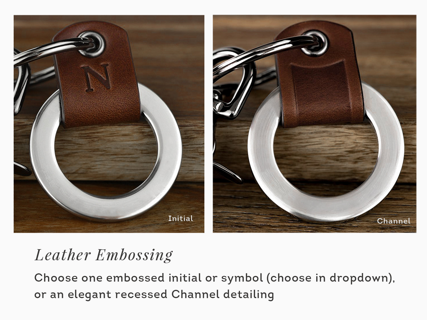 Personalized Leather Keychains – MegaGear Store